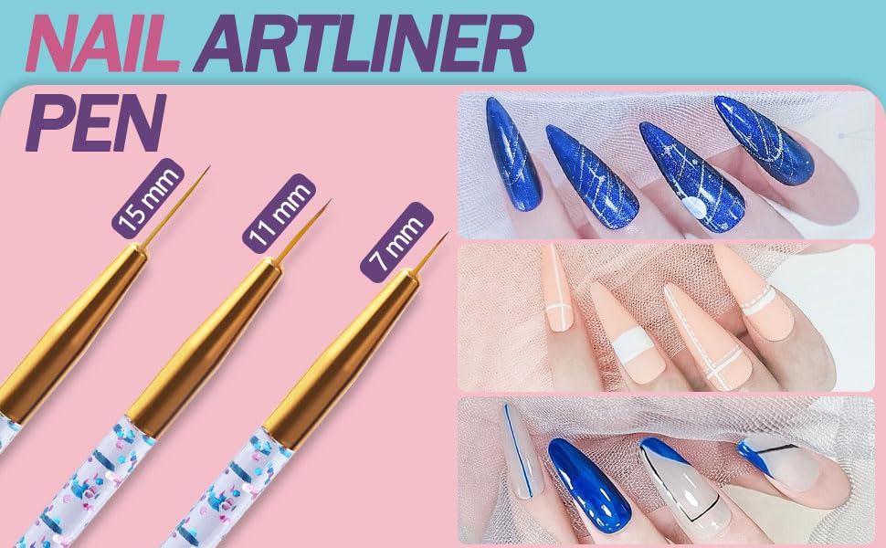 Artdone dust brush with tools clearing nail surface to improve polish adhesion