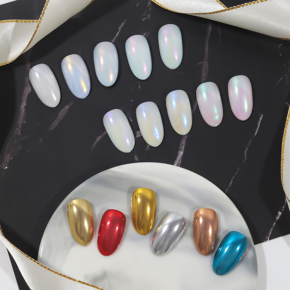 Artdone workspace with tools and powders, helping efficient salon or home use