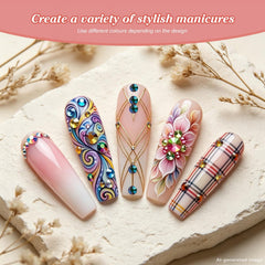 Artdone rhinestones decorating a phone case showing durable decorative effect