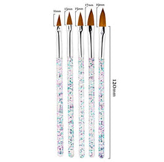 Artdone striping brushes creating long thin lines for nail art precision