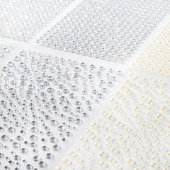 Artistbeauty close-up of rhinestone facets showing brilliant sparkle for noticeable shine