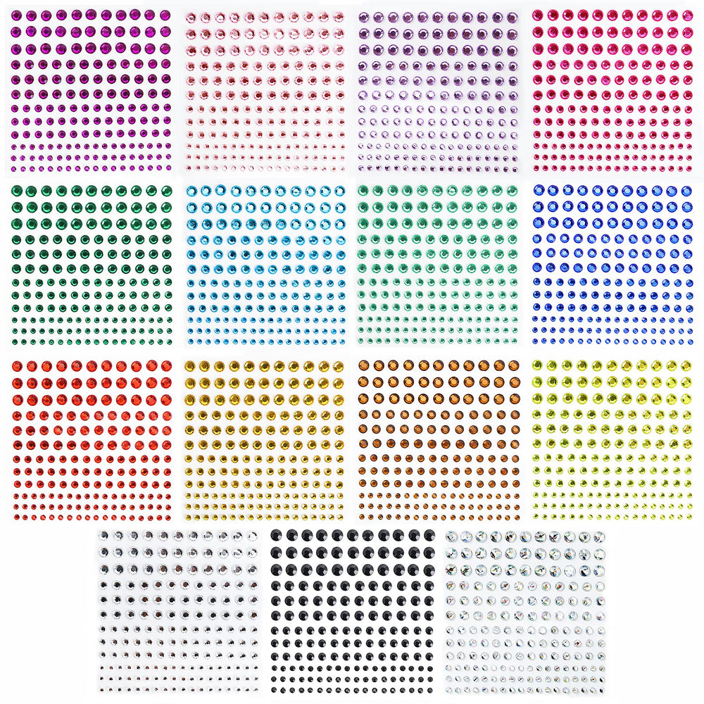 artistbeauty pack front layout showing all 15 colorful sheets and total pieces
