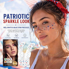 Artlunar close-up of star texture and adhesive demonstrating skin-friendly hold