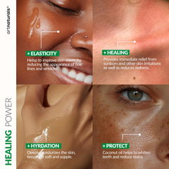 Artnaturals jar open with clear gel texture highlighting fresh, non-greasy feel