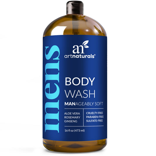 Artnaturals front bottle view showing branding and clean design benefit