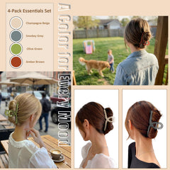 Artocery clip in long hair demonstrating full updo hold without slipping
