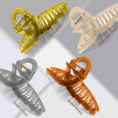Artocery clip held in hand to show 5.9" size for large hair volumes
