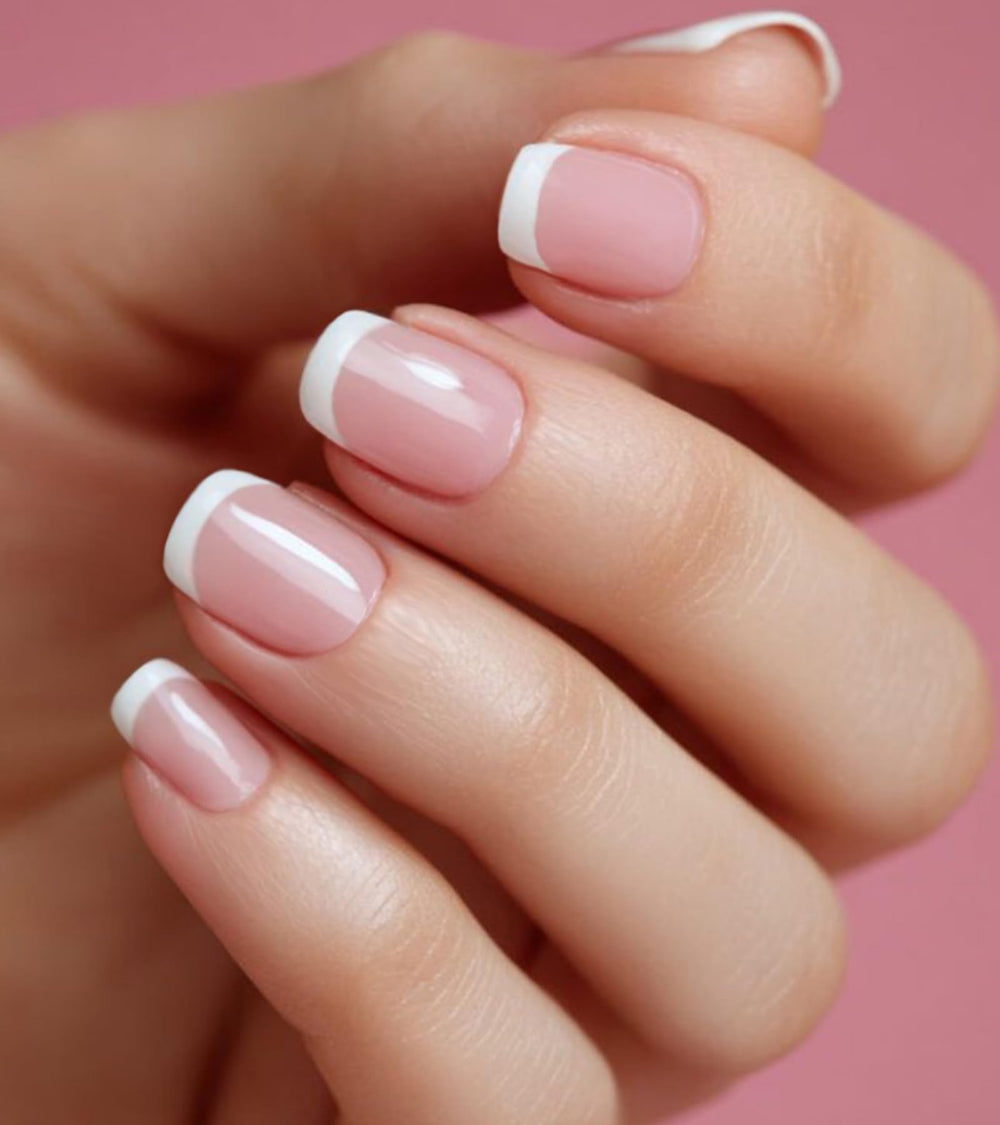 Artquee adhesive tabs, mini file and cuticle stick included for easy application