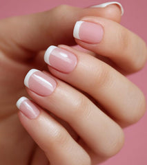 Artquee adhesive tabs, mini file and cuticle stick included for easy application
