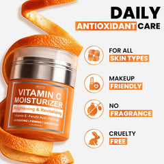 Visual of Arvesa ingredients emphasizing vitamin C, ferulic acid, peptides for brighter skin