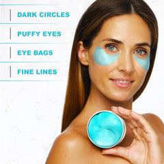 Arvesa close-up of single gel pad texture delivering immediate hydration