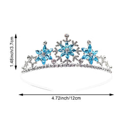 Arvintas tiara close-up of rhinestones highlighting crystal cut and reflective detail