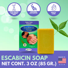 Arymar Escabicin bar in hand for size comparison and travel-friendly benefit