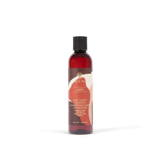 As I Am bottle front view showing label and 8oz size, clearly identifiable benefit