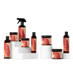 As I Am curling creme applied to natural curls demonstrating definition and frizz control