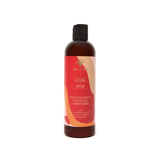 As I Am front packaging shot showing 12 oz bottle and clear branding for product identification