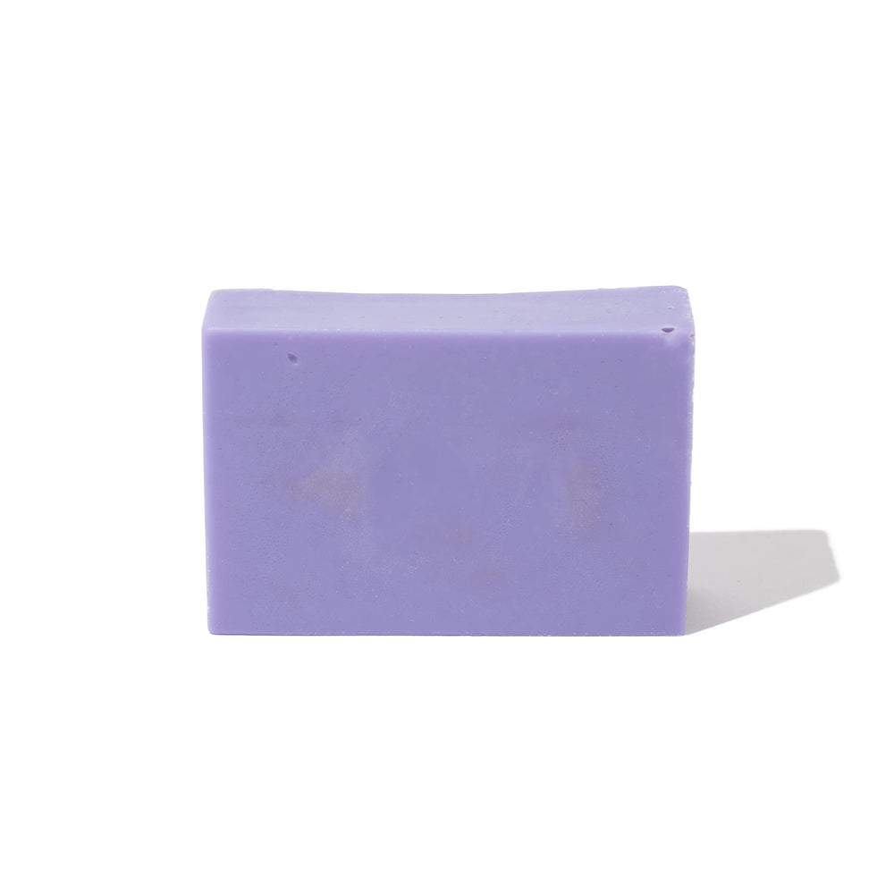 As I Am cowash bar staged in bathroom highlighting plastic-free packaging