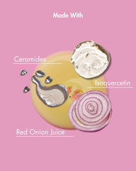 As I Am onion water spraying fine mist to refresh hair and reduce frizz