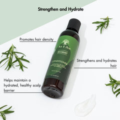 As I Am close-up of rosemary and saw palmetto extract for scalp support