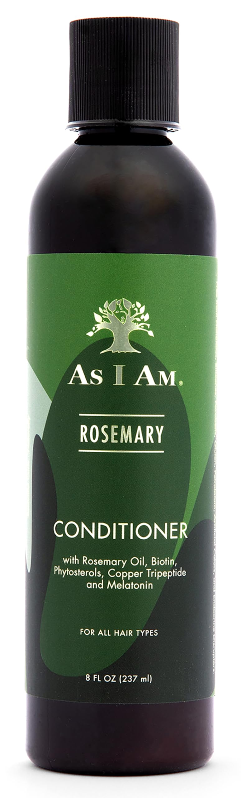 As I Am front label showing product name and size with clear benefits