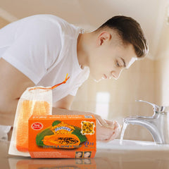 ASANTEE soap on bathroom tray showcasing everyday cleansing ritual