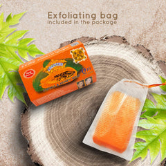 ASANTEE soap held in hand for size comparison and ease of use