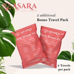 ASARA NEW YORK PROBIOTIC SKIN SCIENCE label close-up highlighting organic vegan composition