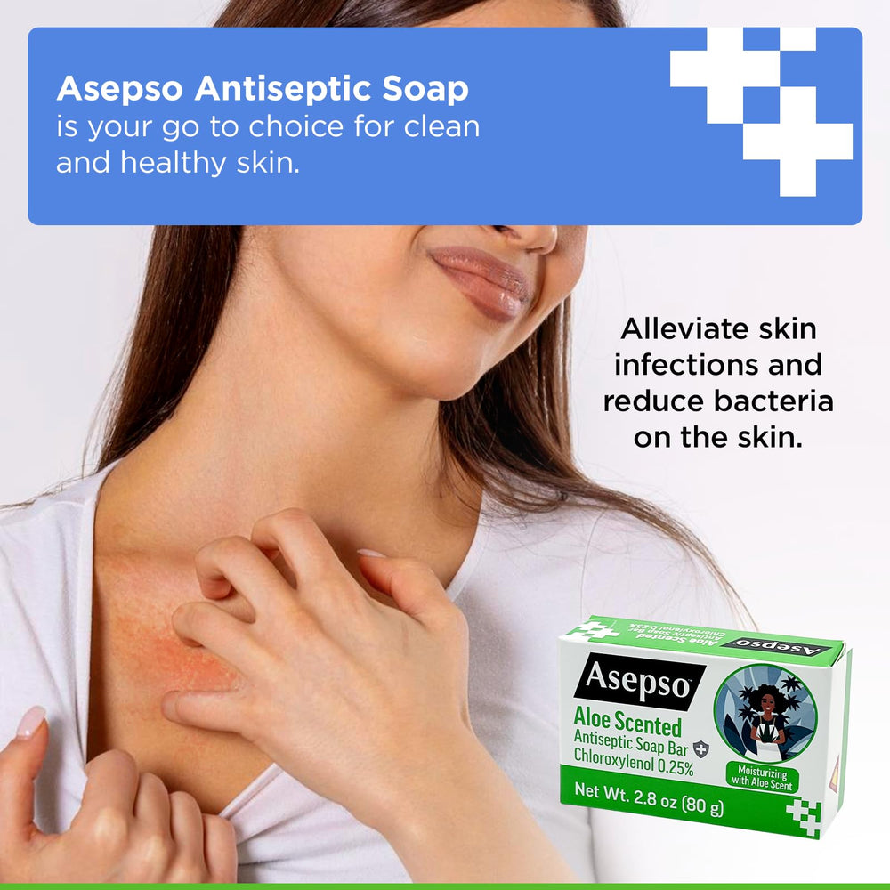 Asepso lather foam on palm demonstrating gentle effective cleansing