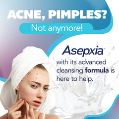 Asepxia close-up of jojoba microspheres texture for gentle exfoliation benefit