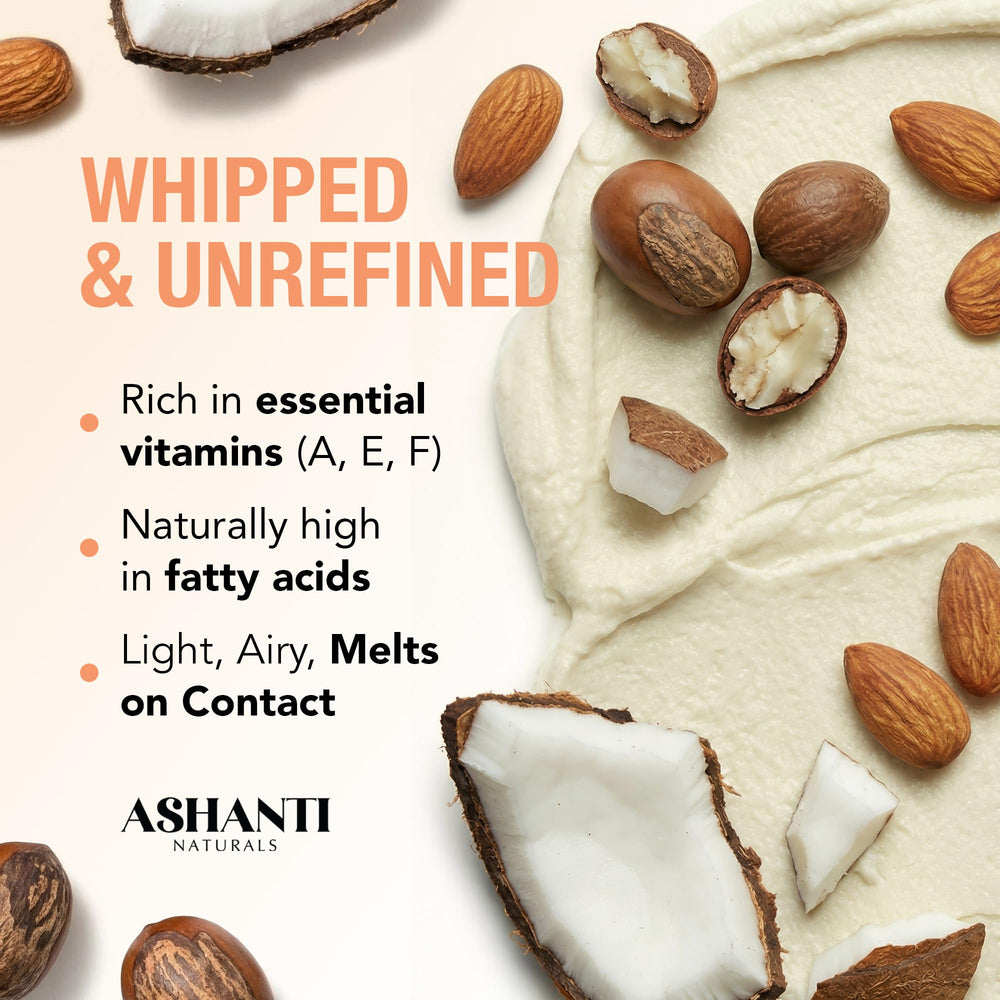 Ashanti Naturals close-up texture highlights creamy spreadability benefit