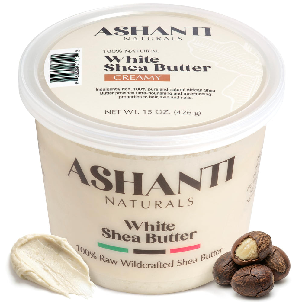 Ashanti Naturals front jar showing 15 oz packaging and natural benefit