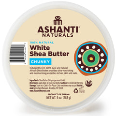 ashanti naturals front packaging 5oz shows pure shea butter for trustworthy hydration