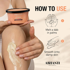 Ashanti Naturals hair treatment use showing hydrated, softer ends benefit