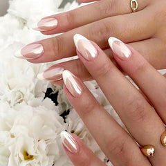 Ashowner press-on nails with adhesive tabs demonstrating quick application