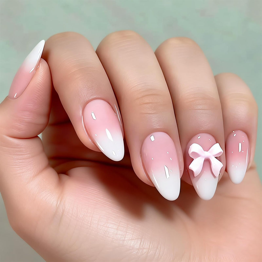 Ashowner manicure tools and glue displayed for complete kit benefit