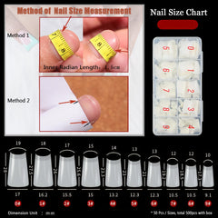 ASONRL hand holding tip for scale to help pick correct length