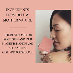 Aspen Kay Naturals foamy lather on palm demonstrating rich cleansing benefit