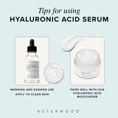 Asterwood ingredients panel highlighting clean, fragrance-free formula