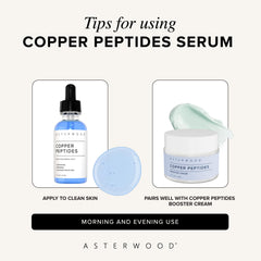Asterwood serum on bathroom vanity lifestyle scene demonstrating daily routine benefit