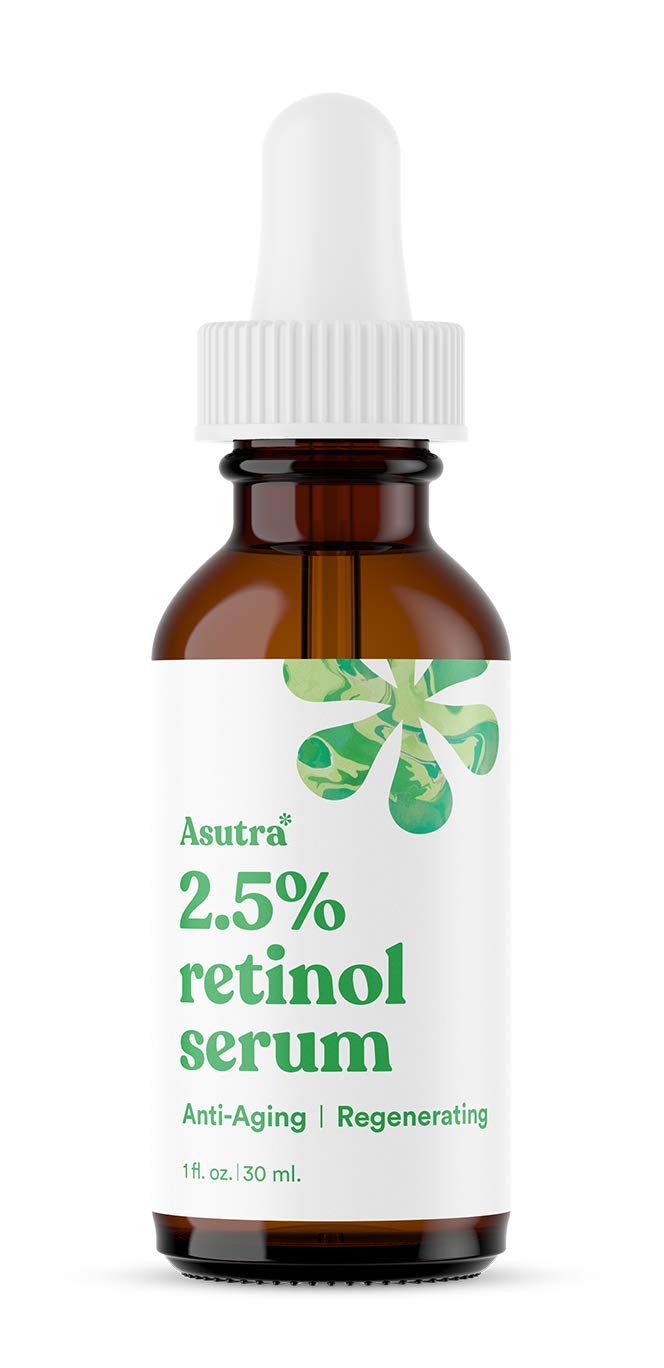 ASUTRA front label bottle showing product and benefits