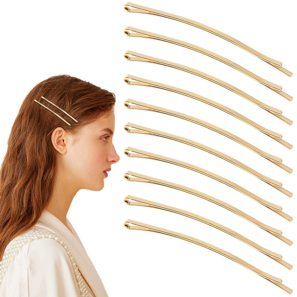 Aswewamt front packaging showing 50 gold jumbo bobby pins, ideal for events