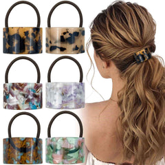 Aswewamt front view of tortoiseshell acetate cuffs showing polished finish and elegance