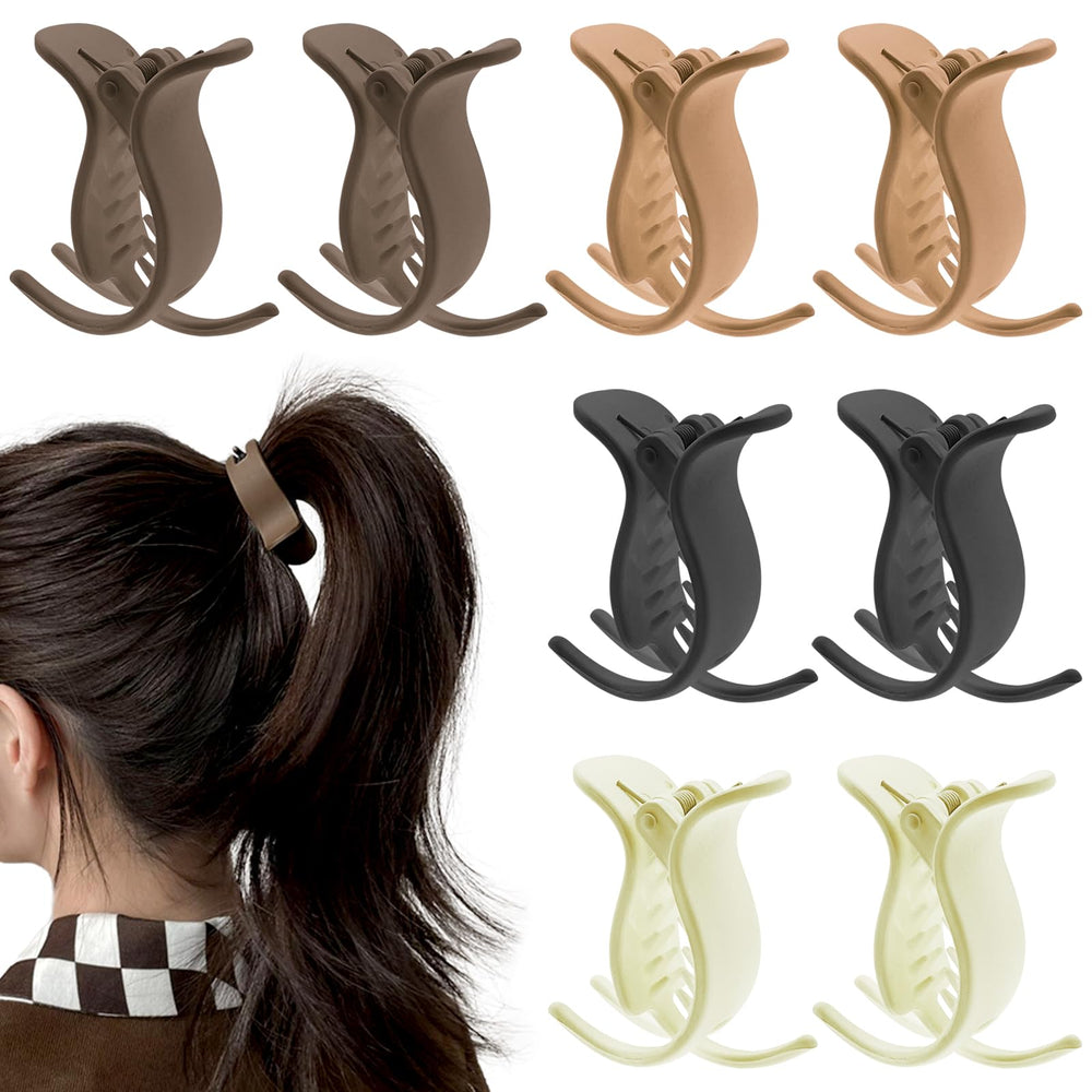Aswewamt front view showing matte clips and versatile styling benefit