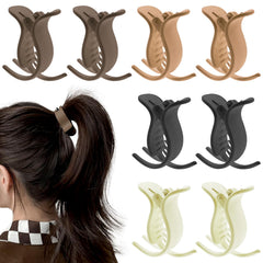 Aswewamt front view showing matte clips and versatile styling benefit