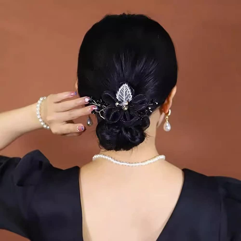 Aswewamt scrunchie in evening outfit setting showing elegant accessory benefit