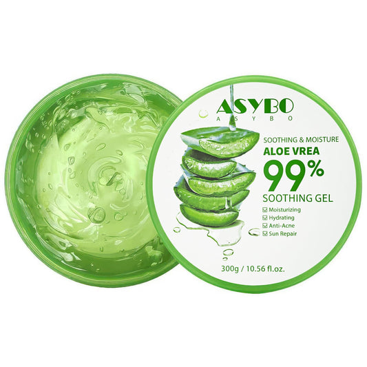 ASYBO front packaging showing 300 ml gel and clear bottle for quick identification and convenience