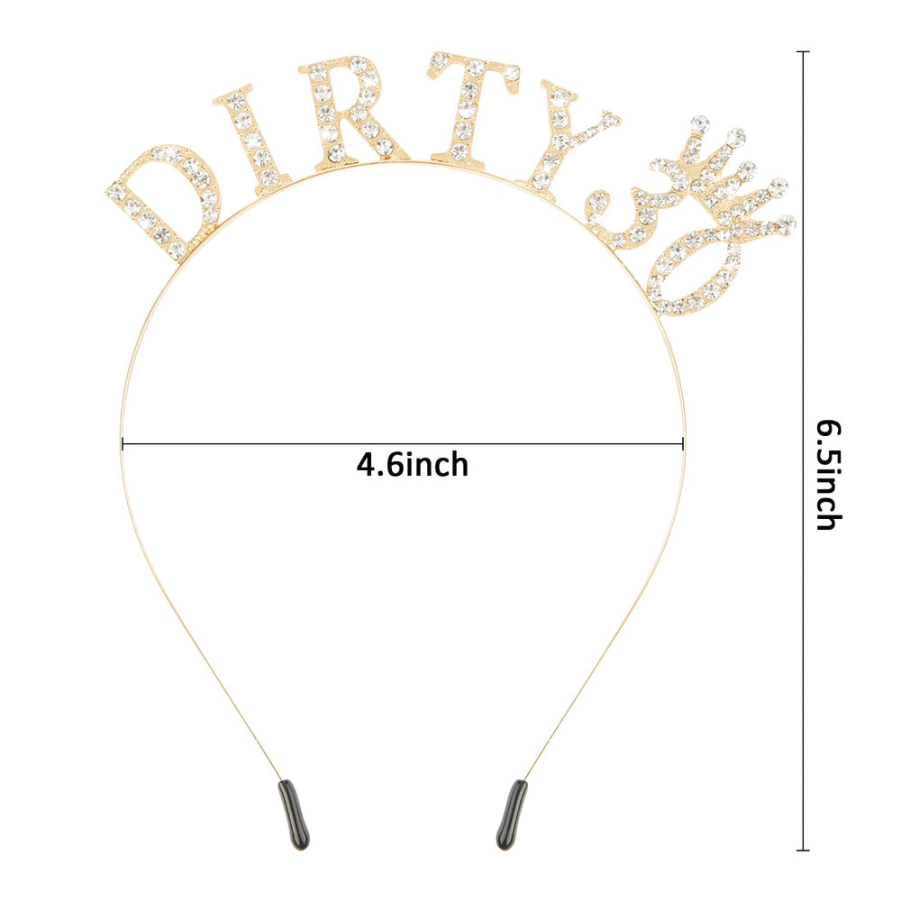 Atoden headband on party table, coordinates with decorations