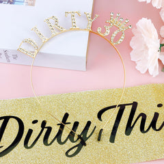 Atoden party scene with sash and tiara enhancing birthday photos