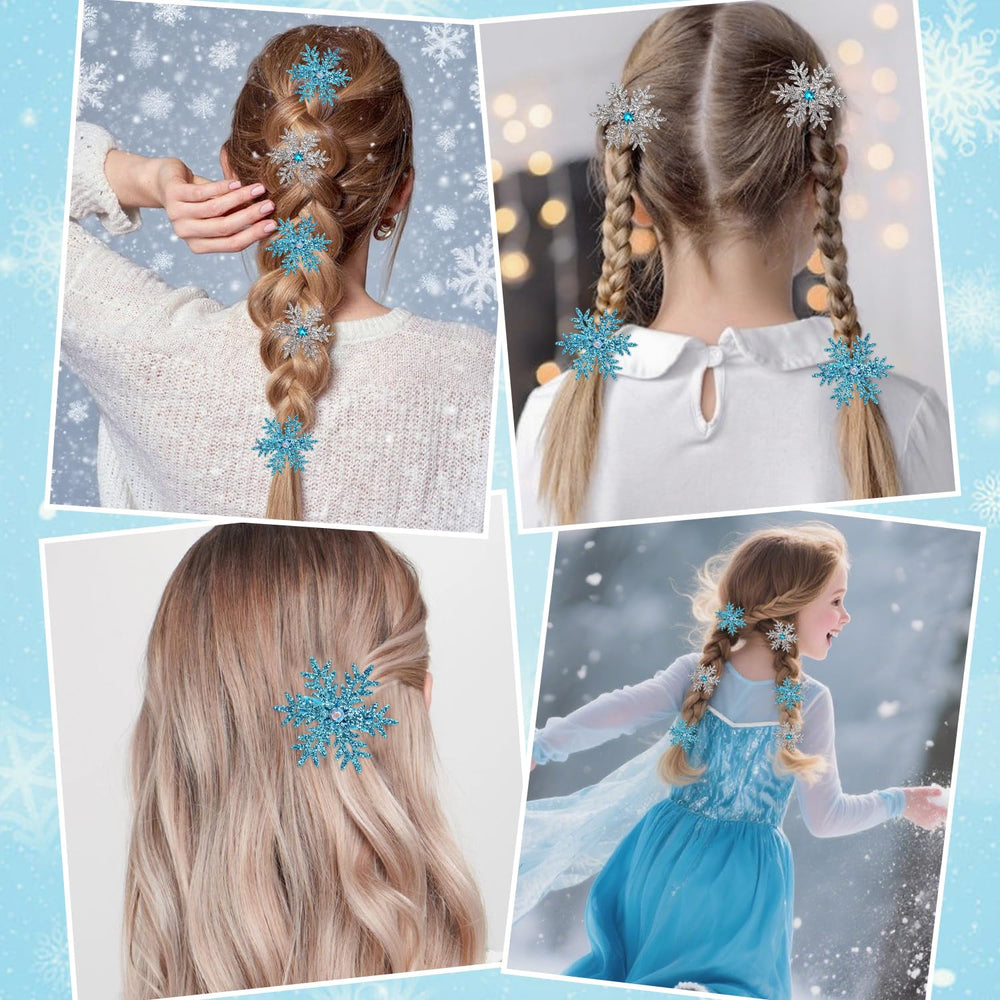 Atoden snowflake clip on hand to show scale and lightweight portability