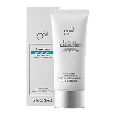 Atomy sun cream front tube showing compact travel size and daily protection